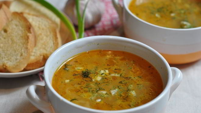 Рецепт постных щей с грибами