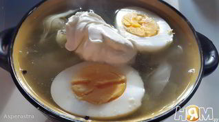 Рецепт Постных щей с капустой и щавелем