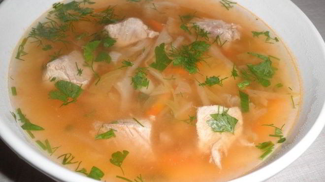 Рецепт щей из капусты