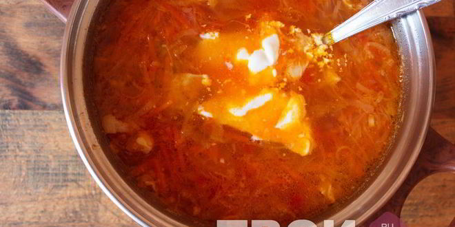 Рецепт щей из молодой капусты