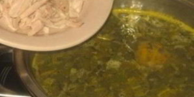 Рецепт щей из щавеля с курицей