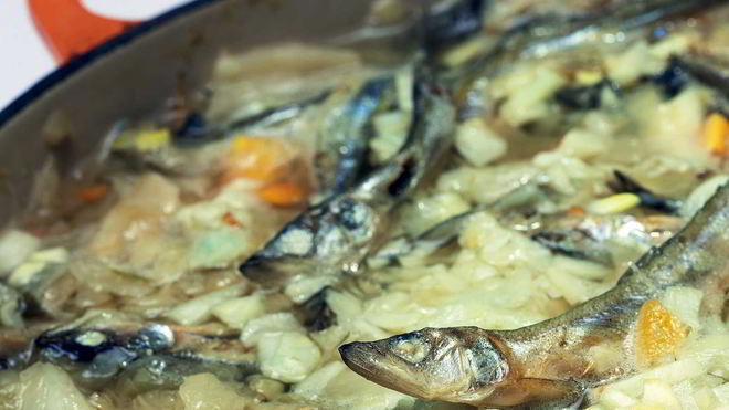 Рецепт щей из снетков