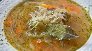 Рецепт Щей из соленой капусты