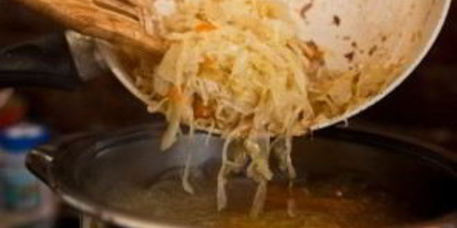 Рецепт щей из соленой капусты