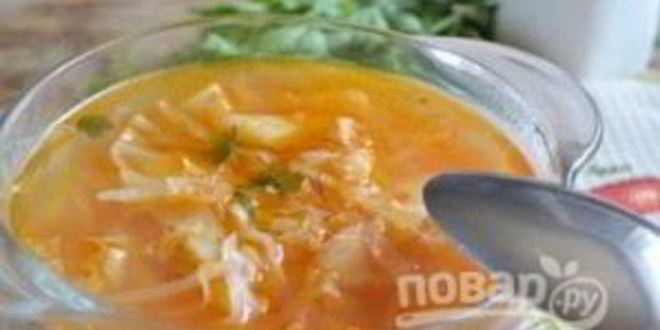 Рецепт щей из свежей капусты