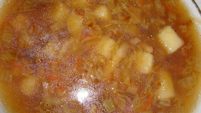 Рецепт щей кислых грибных