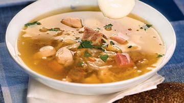 Рецепт Щей петровских из квашеной капусты