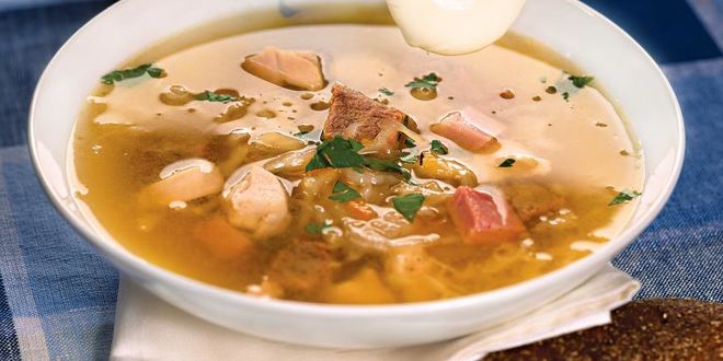 Рецепт Щей петровских из квашеной капусты