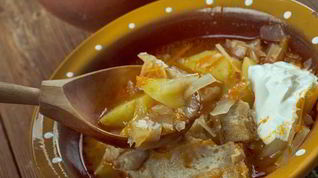 Рецепт Щей по-уральски из квашеной капусты