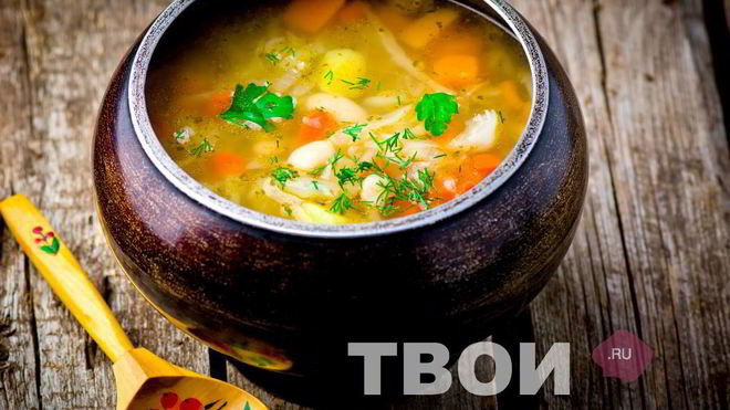 Рецепт щей с фасолью