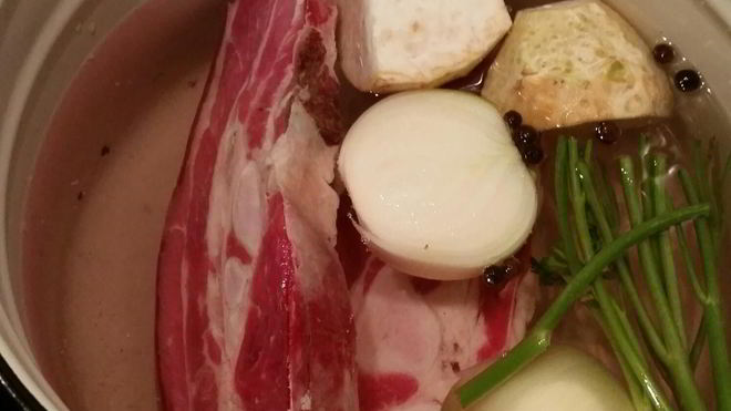 Рецепт щей с говяжьей грудинкой