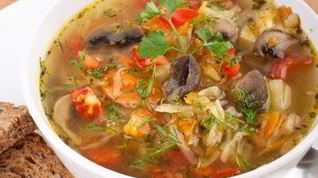 Рецепт Щей с грибами по-монастырски