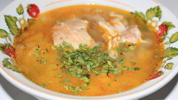 Рецепт Щей с курицей по-деревенски