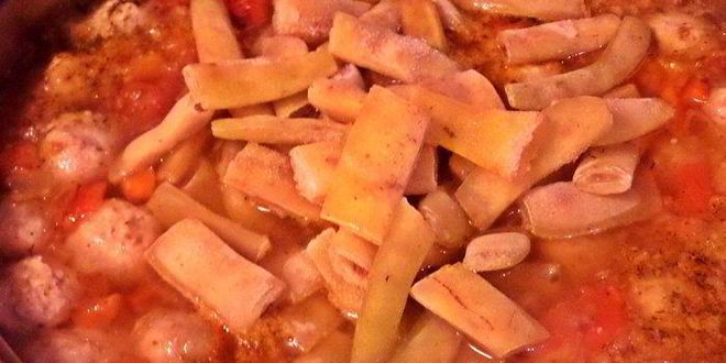 Рецепт щей сборных с фасолью и фрикадельками