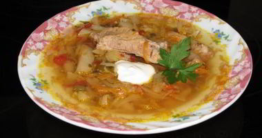 Рецепт Щей со свининой в мультиварке