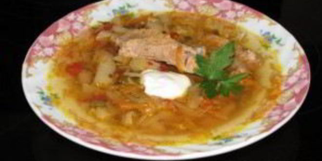 Рецепт щей со свининой в мультиварке