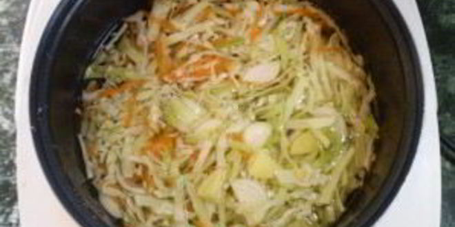 Рецепт вегетарианских щей из свежей капусты