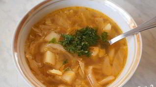 Рецепт Вегетарианских щей в мультиварке