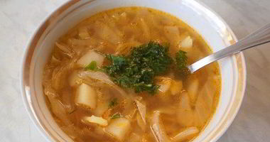 Рецепт Вегетарианских щей в мультиварке