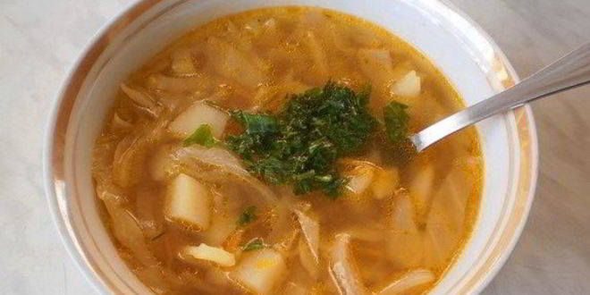 Рецепт Вегетарианских щей в мультиварке