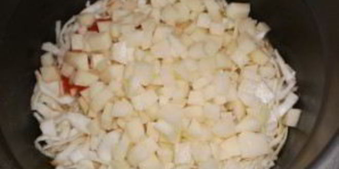 Рецепт вегетарианских щей в мультиварке