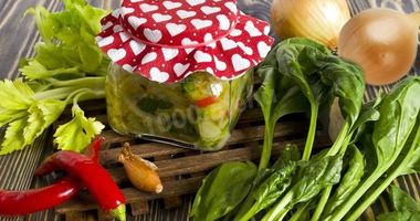 Рецепт Зеленых щей из зелени на зиму