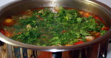 Рецепт Дачной шурпы из баранины