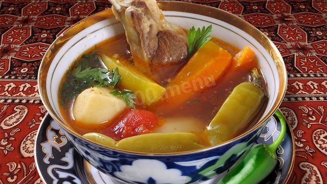 Рецепт классической шурпы из говядины