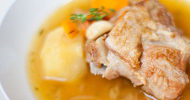 Рецепт Легкой шурпы из баранины с тимьяном