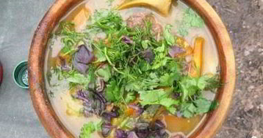 Рецепт Шурпы из баранины на костре