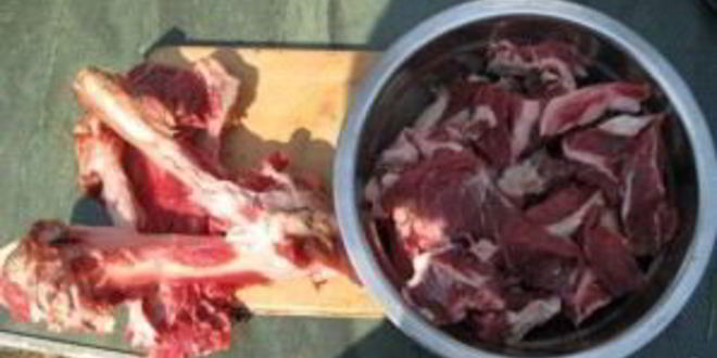 Рецепт шурпы из баранины на костре