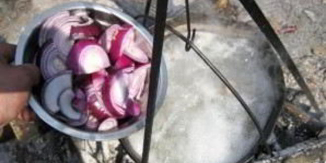 Рецепт шурпы из баранины на костре