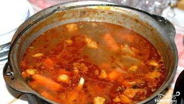 Рецепт Шурпы из баранины с нутом