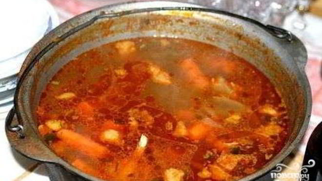 Рецепт шурпы из баранины с нутом