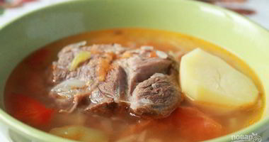 Рецепт Шурпы из баранины Сталика Ханкишиева