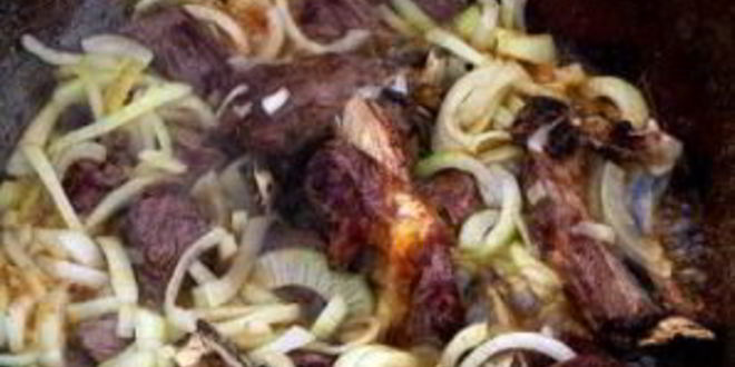 Рецепт шурпы из баранины в казане