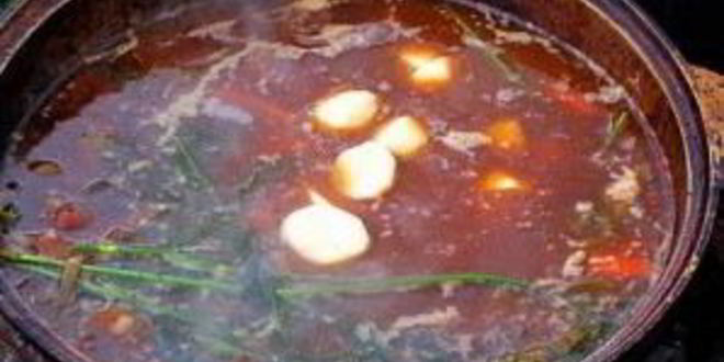 Рецепт шурпы из баранины в казане