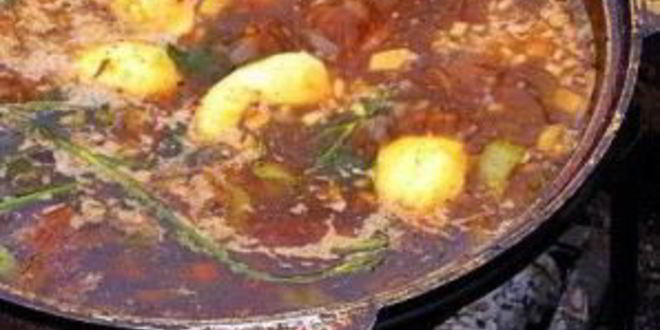 Рецепт шурпы из баранины в казане