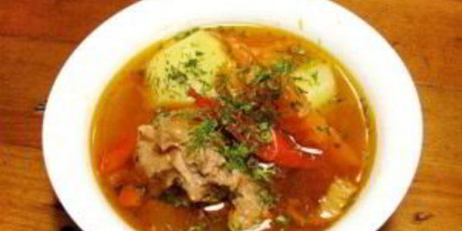 Рецепт шурпы из косули