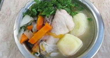 Рецепт Шурпы из утки на костре