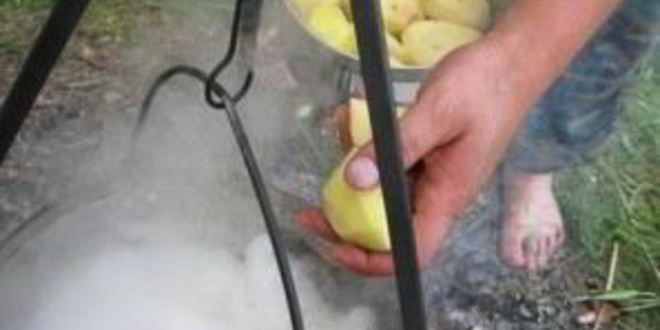 Рецепт шурпы из утки на костре