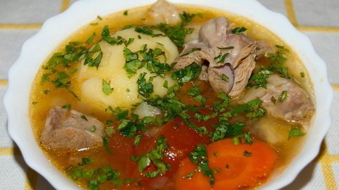 Рецепт шурпы кайнатма