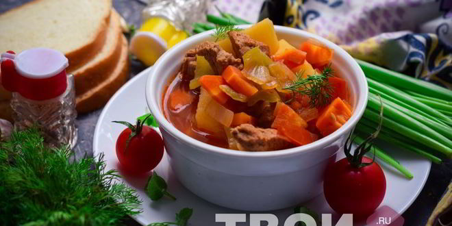 Рецепт шурпы классической
