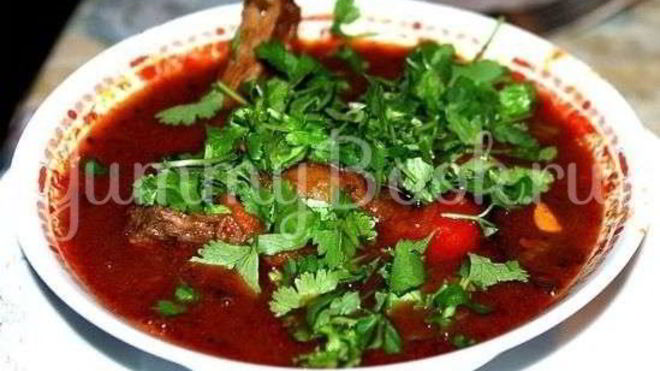 Рецепт шурпы ковурма