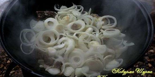 Рецепт шурпы ковурма