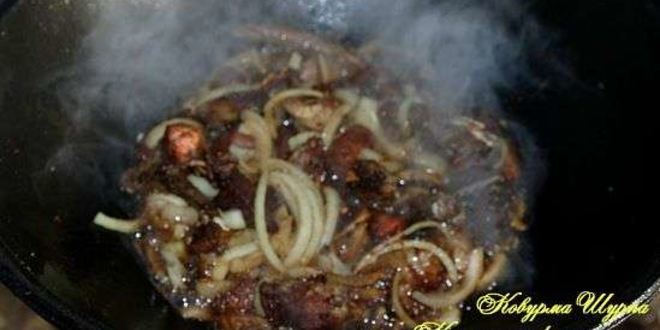 Рецепт шурпы ковурма