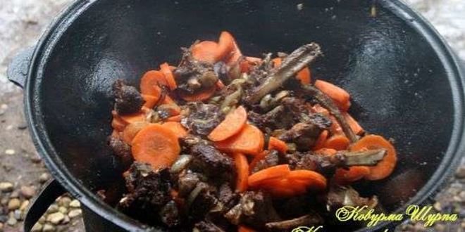 Рецепт шурпы ковурма