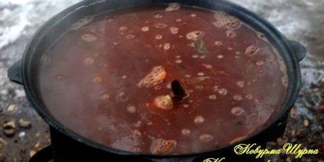 Рецепт шурпы ковурма