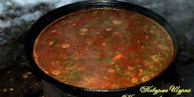 Рецепт шурпы ковурма