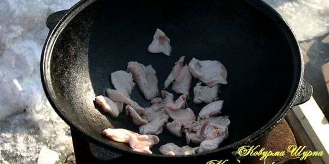 Рецепт шурпы ковурма